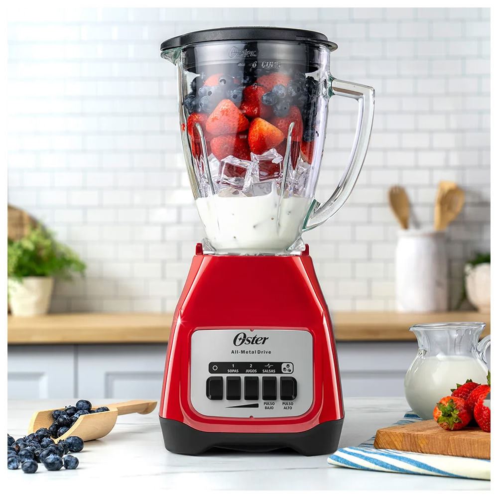 Licuadora OSTER 1.5L BLSTKAG-RPB-053 Rojo